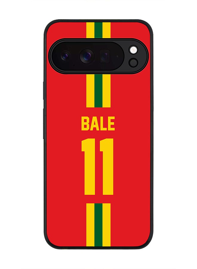 For Google Pixel 10 Pro XL Case,Slim fit Camera Protection, Shockproof Thin Phone cover  - Football - Wales,  Bale
